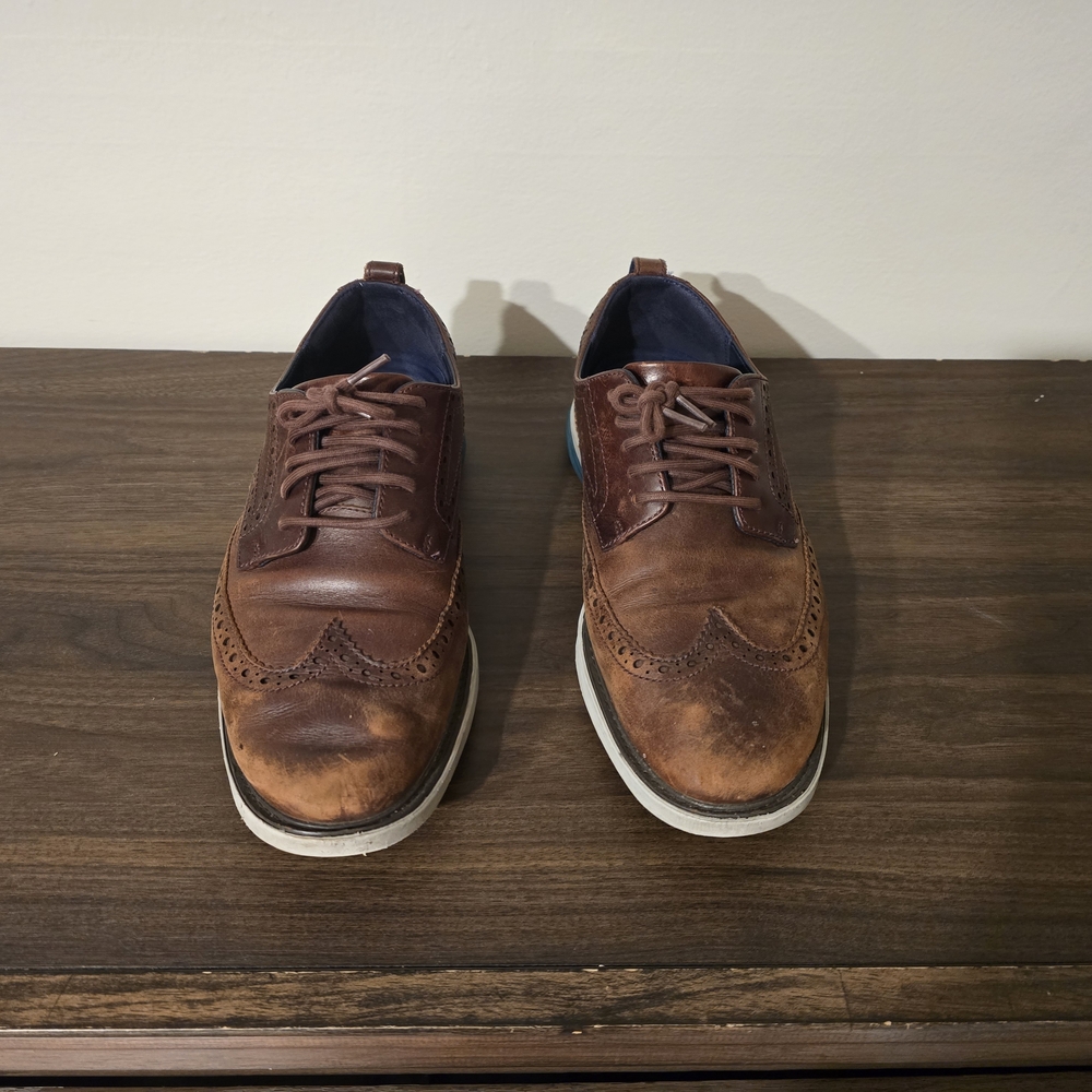 Cole Haan Tan Leather Men's Derbys
